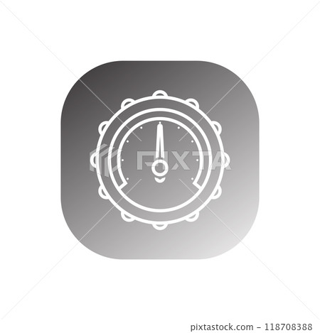 pressure indicator icon vector 118708388