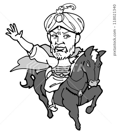 Founder of the Timurid Dynasty - Tamerlane 118021340