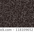 Intricate line art seamless pattern background (arcs black) 118109652