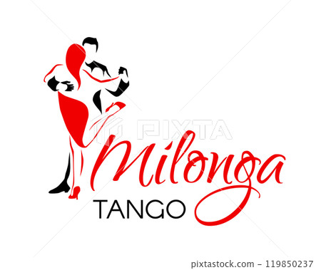 couple Dance Logo Designs Template 119850237