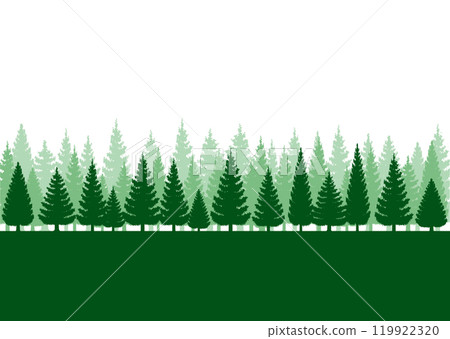 Spruce tree forest shape silhouette icon collection. Christmas tree logo symbol sign. Coniferous woodland forest trees set. Vector illustration image. Isolated on white background. 119922320