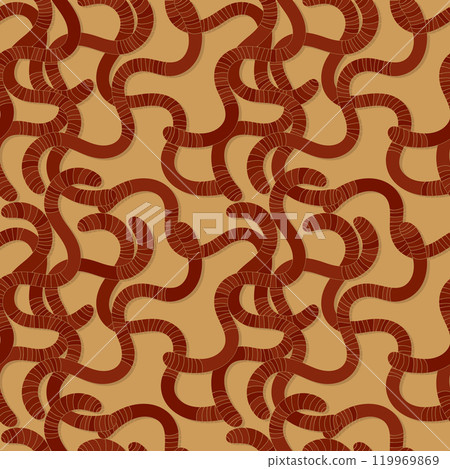 Earthworms vector pattern 119969869