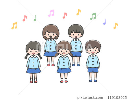 Children singing 119108925