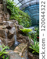 Changi, Singapore - October 24, 2024: Butterfly garden inside Singapore Changi Airport 120044322