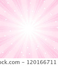 Pink radial glitter background painted with a brush 120166711