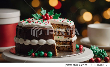 Christmas cake 120360097