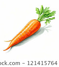 the AI Image Generator, Vibrant Carrot Illustration 121415764