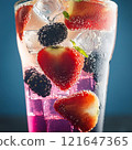 Vibrant Berry Cocktail Refreshment Delight 121647365