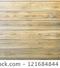 A square background image of grained white wood boards lined up horizontally 121684844