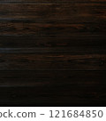 A square background image of brown boards with grain arranged horizontally 121684850