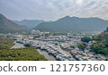 Traditional Fishing Village with Boats Along River, Tai O Dec 31 2024 121757360