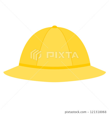 Yellow hat for school children 121318068