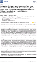 Cover page: Enhancing Soil and Water Assessment Tool Snow Prediction Reliability with Remote-Sensing-Based Snow Water Equivalent Reconstruction Product for Upland Watersheds in a Multi-Objective Calibration Process