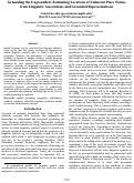 Cover page: Grounding the Ungrounded: Estimating Locations of Unknown Place Names from Linguistic Associations and Grounded Representations