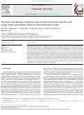 Cover page of The multi-scale damage evolution of nano-modified concrete under the cold region tunnel environment based on micromechanical model