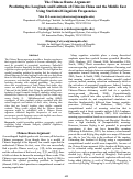 Cover page: The Chinese Route Argument: Predicting the Longitude and Latitude of Cities in China and the Middle East Using Statistical Linguistic Frequencies