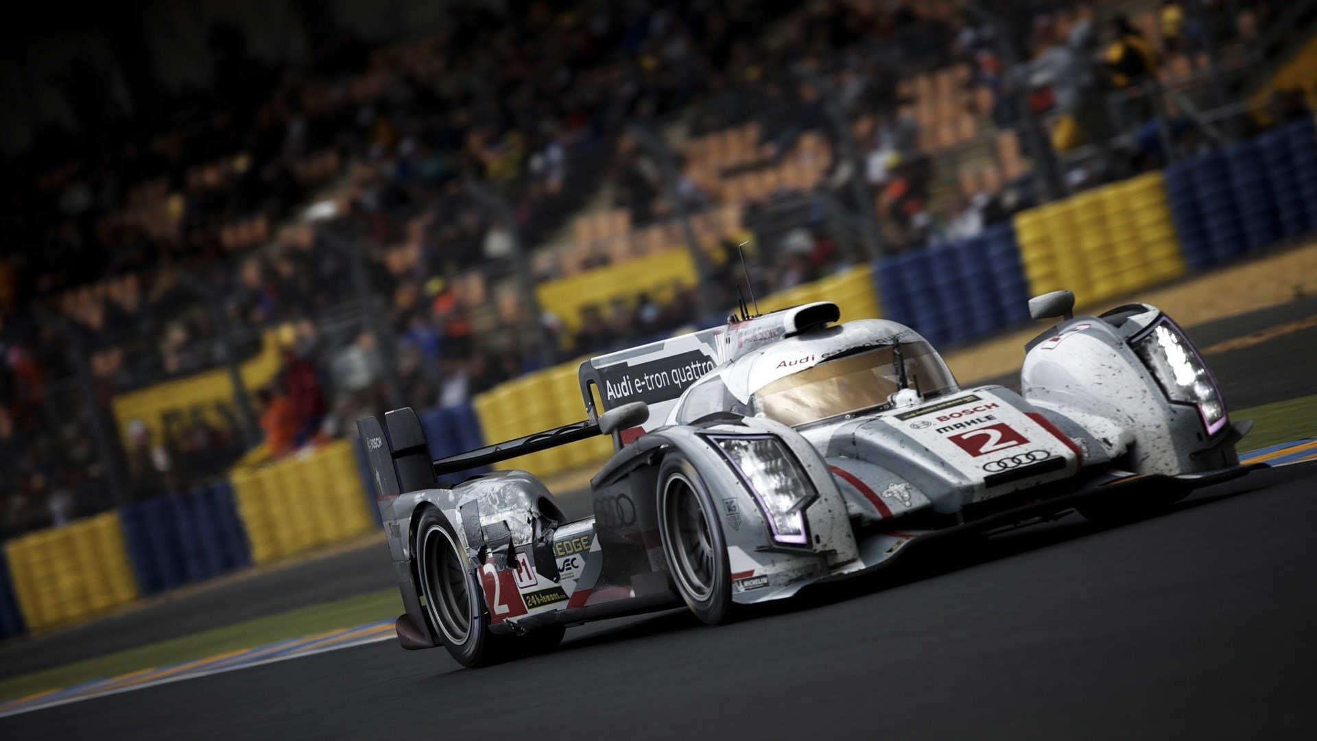 Audi Race Car Racing Track HD Wallpaper