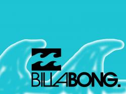 Billabong Logo On Blue Waves Background 1600x1200 DESKTOP