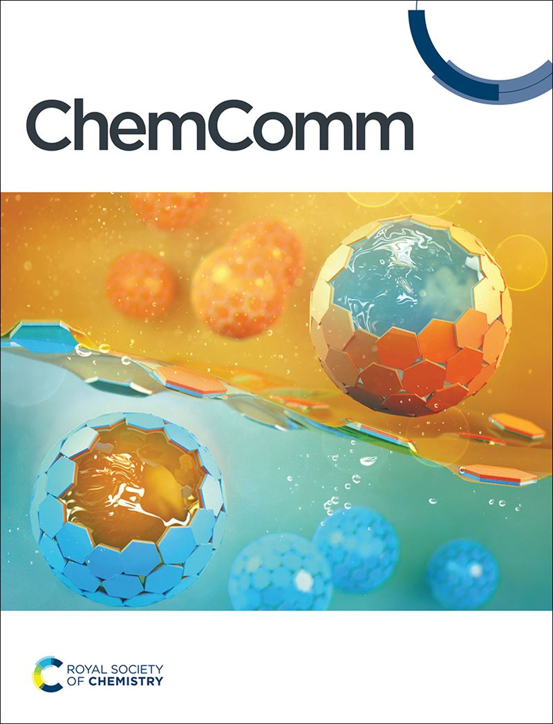 The front cover of RSC journal ChemComm