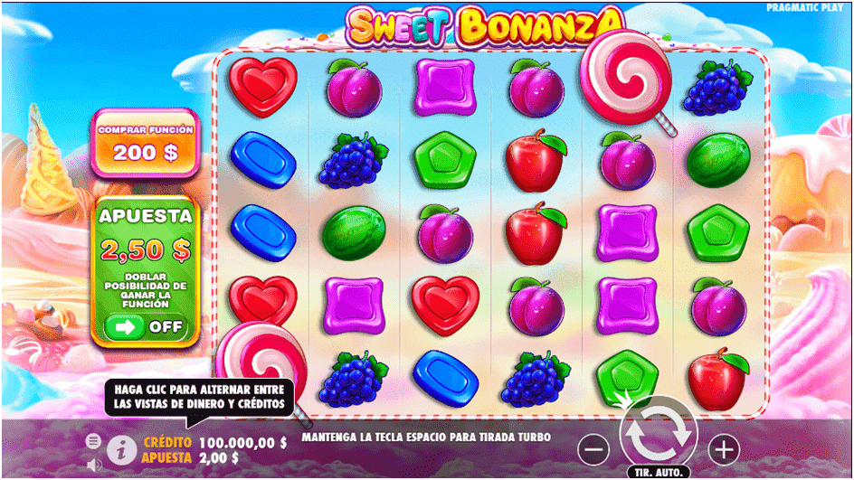 Tragamonedas Sweet Bonanza de Pragmatic Play