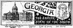 The state banner of Georgia, the empire state of the south.