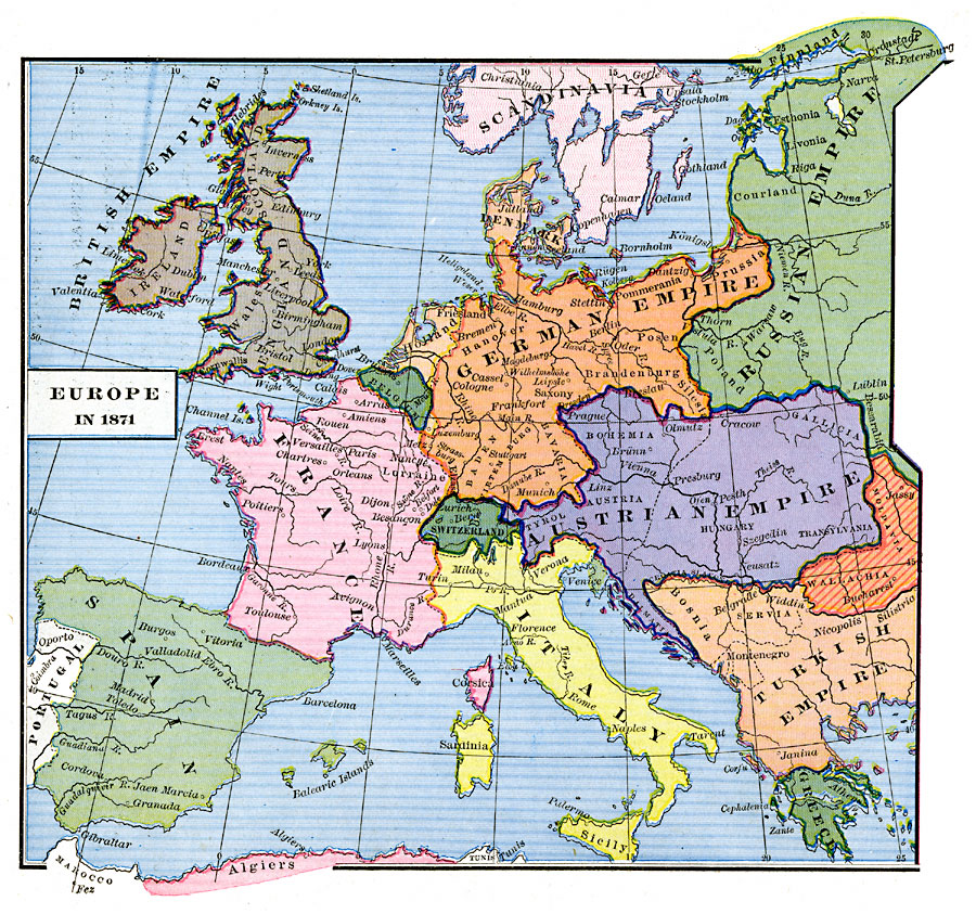 Franco Prussian War Map