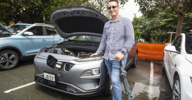 Jon Day with his 2019 Hyundai Kona Highlander Electric