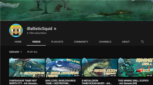 most popular kid youtubers - Iballisticsquid, aka Squid Nugget
