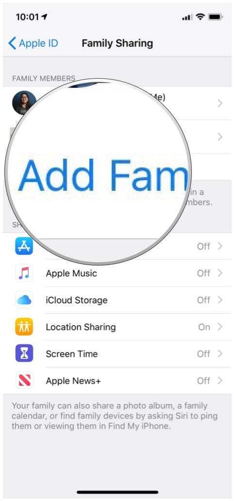 locate family iphone Add-family-member