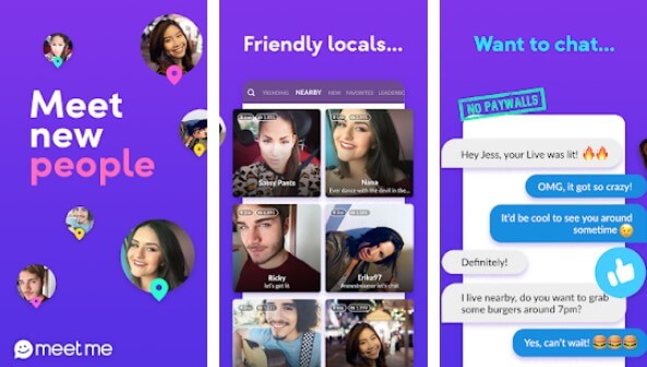 random chat room app for android -  MeetMe app