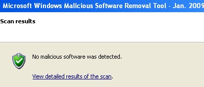 microsoft windows malcious software removal tool