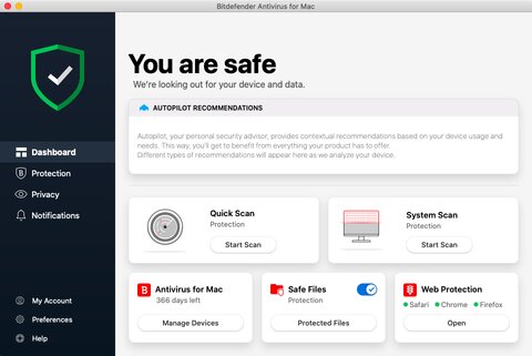 features of bitdefender antivirus for mac
