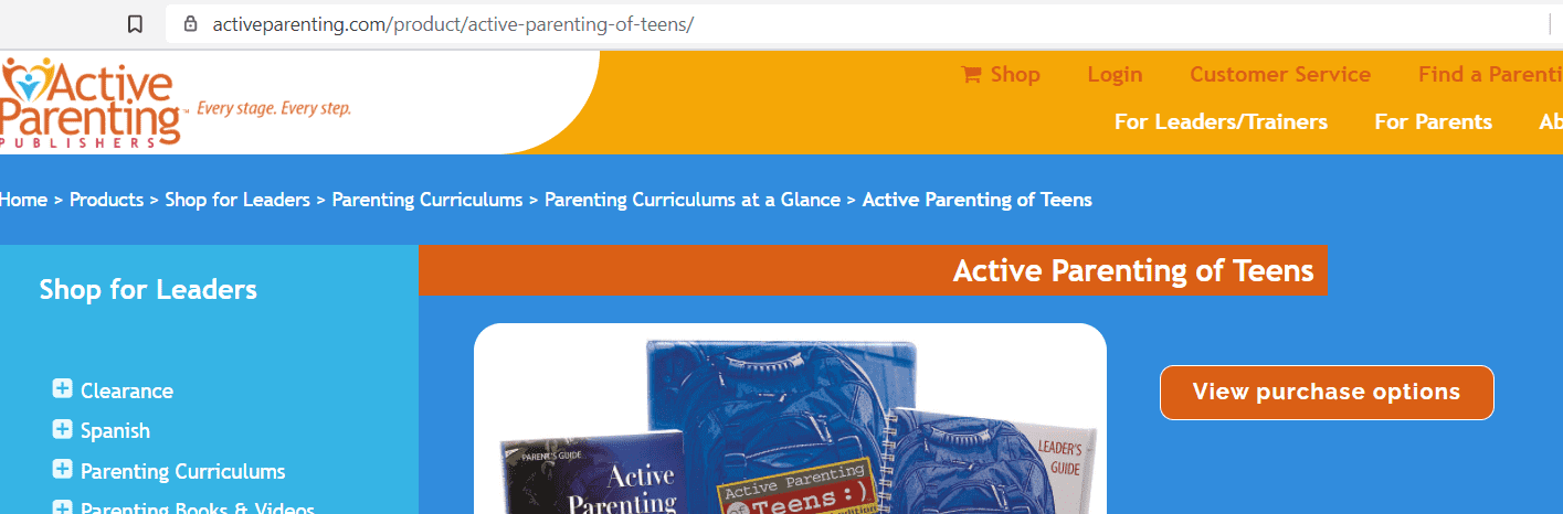 best online parenting classes - Active Parenting of Teens