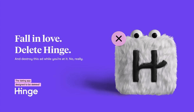 hinge dating app banner