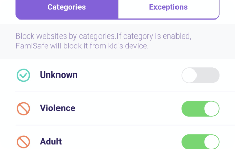 FamiSafe - how to block porn sites on iphone