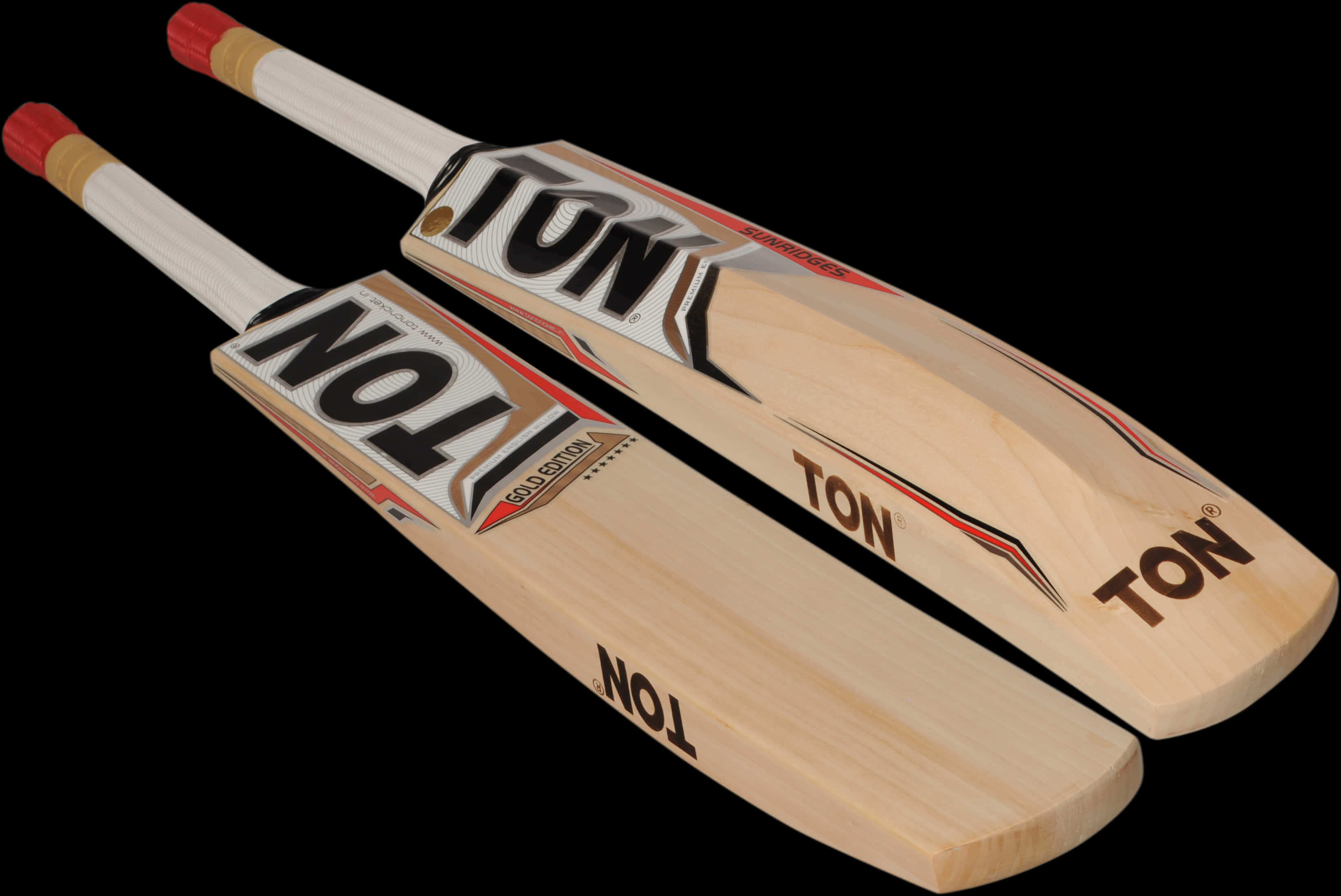 A Pair Of Wooden Cricket Bats