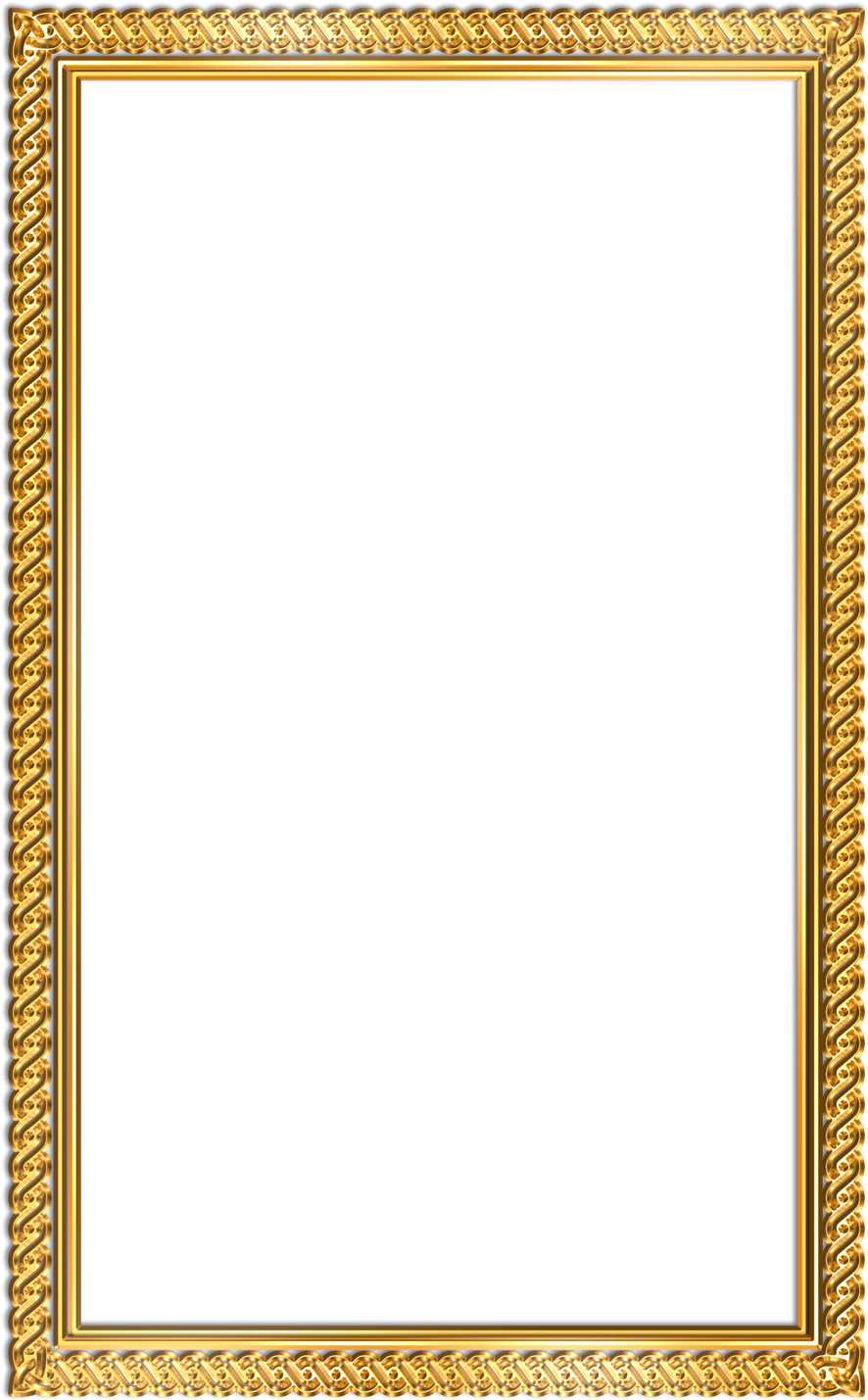 Download A Black And Gold Frame [100% Free] - FastPNG