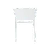 Silla plastica moderna africa blanca