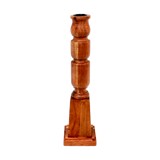 Candelabro de madera 8x32 cm