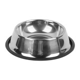 Plato de acero inoxidable para masota 6 pulg