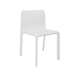 Silla moderna plastica kes blanca