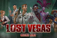 logo lost vegas microgaming kolikkopeli 