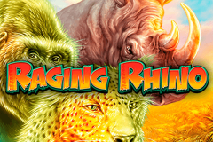 logo raging rhino wms kolikkopeli 