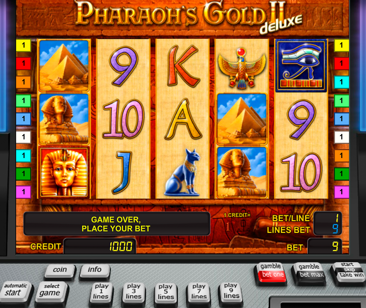 pharaohs gold ii deluxe novomatic casino 