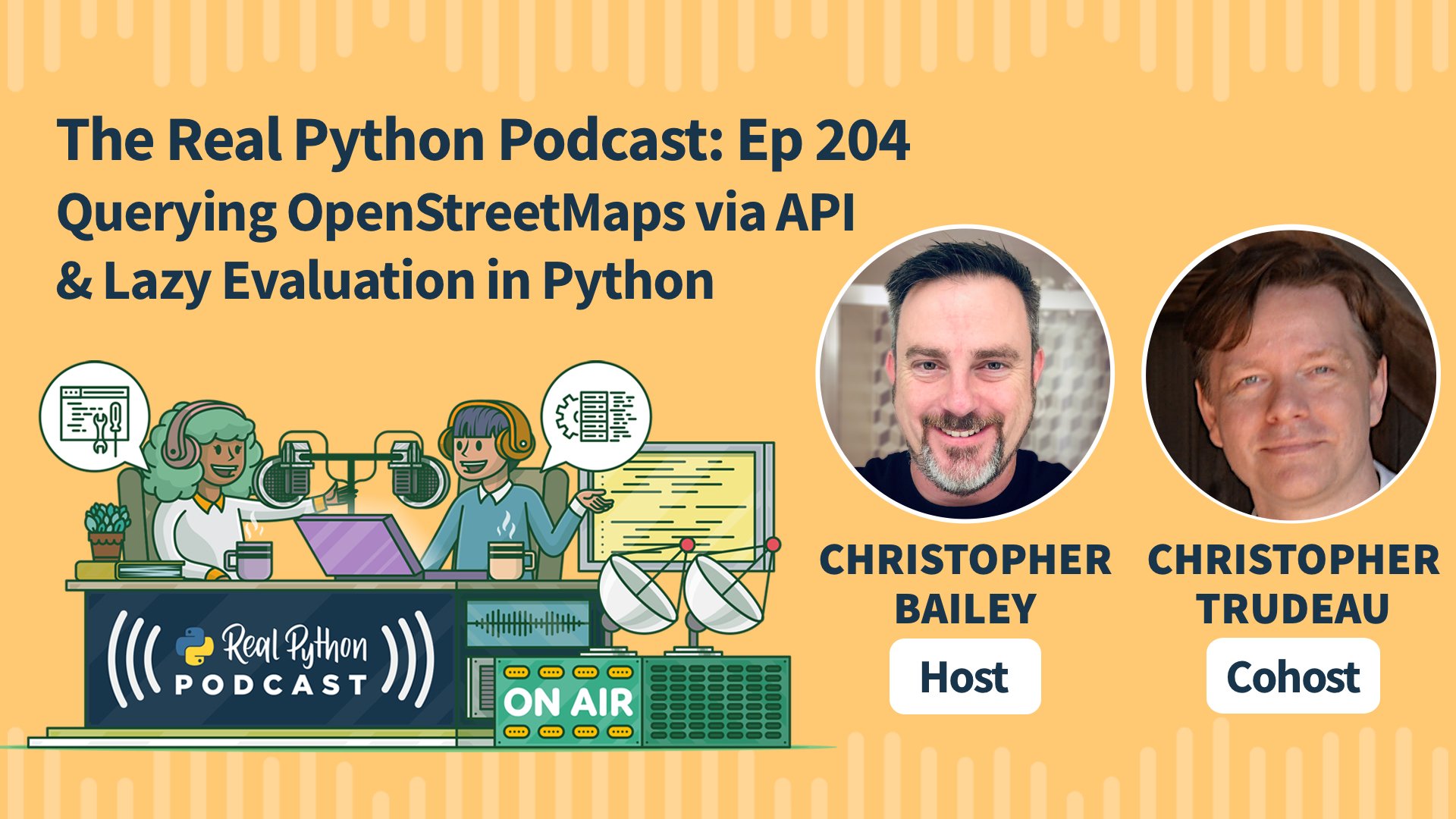 Real Python Podcast Episode #204 Title Artwork