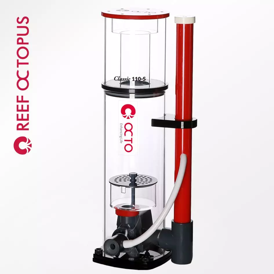 Reef Octopus 110 SSS Skimmer with Aqua-trance 1000s pump for efficient in-sump filtration in aquariums up to 130 gallons.