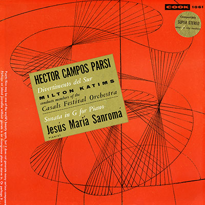 Hector Campos Parsi: Divertimento del Sur / Sonata in G for Piano