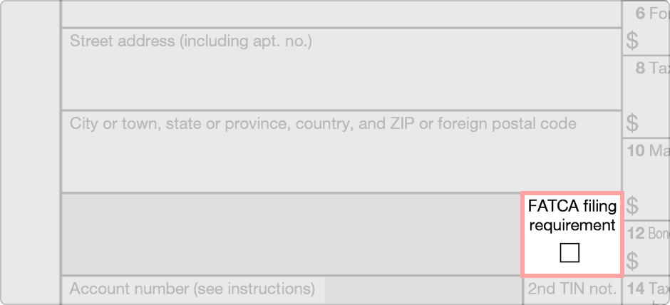 FATCA Filing Requirement Check Box