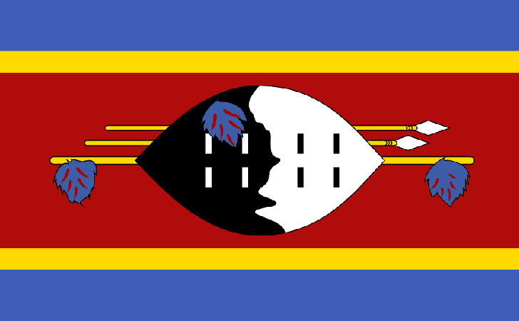 Flag of Eswatini (Swaziland)