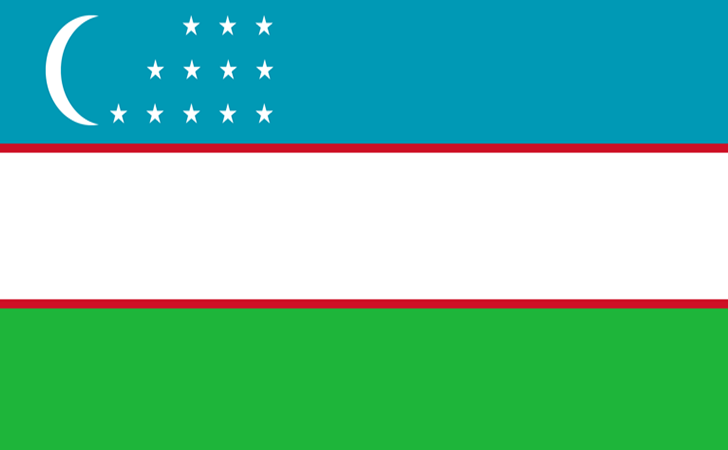 flag of Uzbekistan